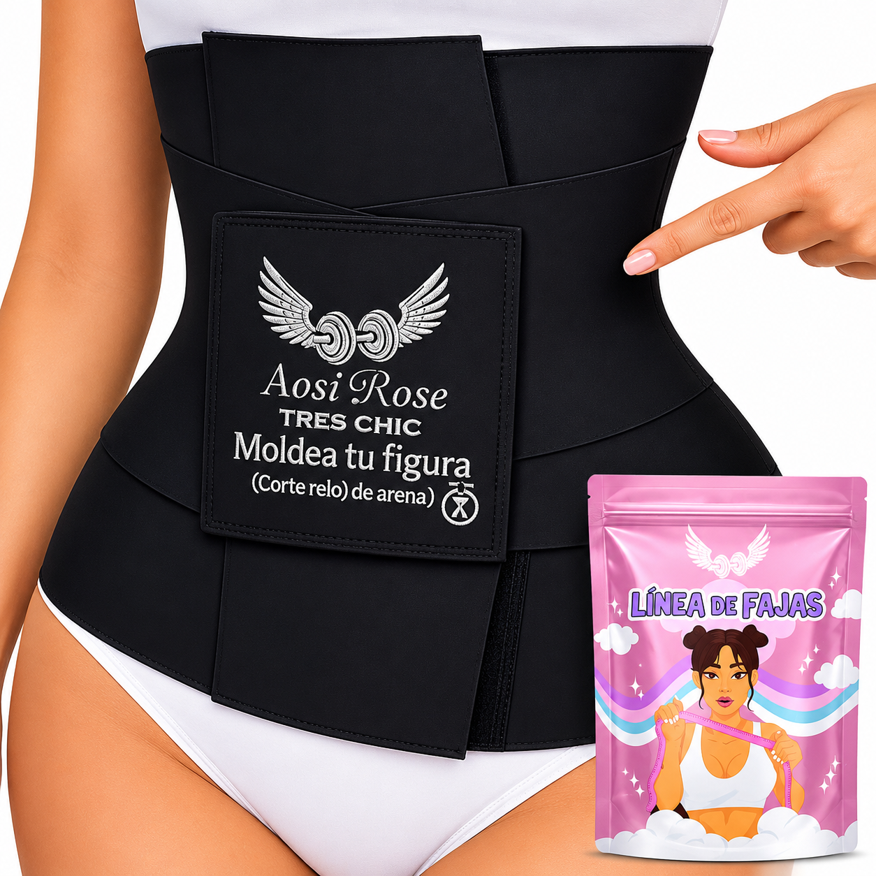 Faja Reductora Reloj de Arena — Fitnia