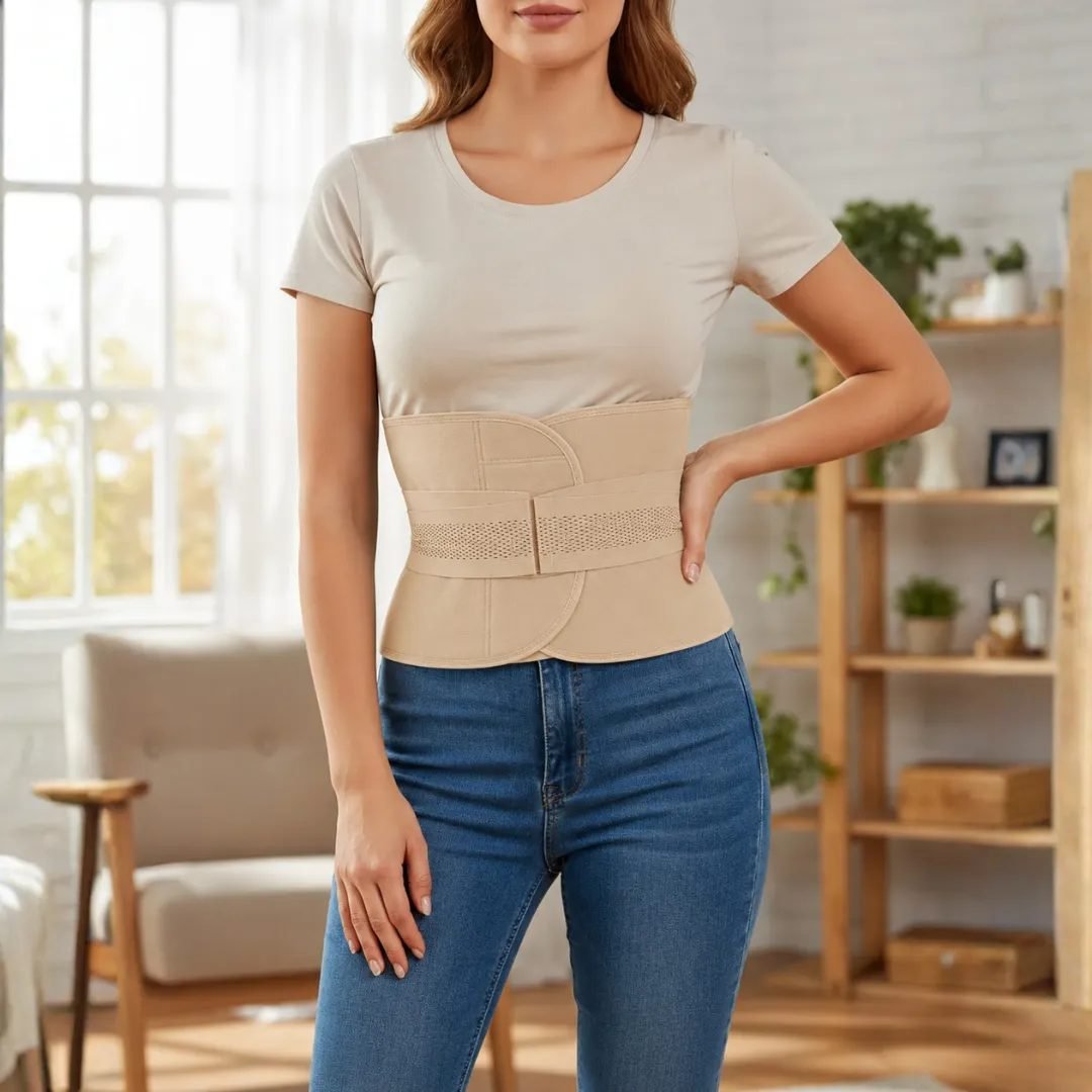 Faja Modeladora Posparto Velcro modelo